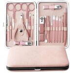 Kit de beaut� professionnel, coupe ongle professionnel coupe cuticule acier inoxydable - trousse manucure ...
