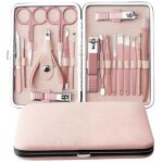 Kit de beaut� professionnel, coupe ongle professionnel coupe cuticule acier inoxydable - trousse manucure ...