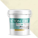 Kit b�ton cir� - cr�dence et plan de travail - 5m� (en 2 couches) - pierre - creation sud