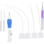 Kit de broderie d'aiguille de poin�on aiguilles de poin�on de broderie, stylo de broderie magique de ...