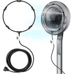 Kit de brumisation de ventilateur pour une brise de terrasse ext�rieure, ventilateurs de brumisation ...