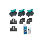 Kit by - pass poolstar poolex 50mm pour pompe � chaleur piscine hors - sol ou enterr�e