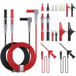 Kit de c�bles test multim�tres c�ble de test multim�tre �lectrique 22 en 1 avec clips d'alligator conde ...