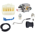 Kit de carburateur et bougie pour tron�onneuse - compatible husqvarna 350, 346xp, 353, 340, 345 - kit ...