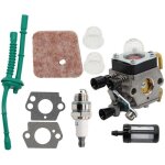 Kit carburateur pour stihl fs55 fs55r fs55rc fs38 km55 hl45 km55r filtre � air kit pilote carburant kit ...