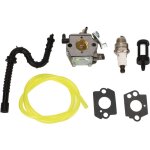 Kit de carburateur pour tron�onneuse carburateur bougie d'allumage avec tuyau d'alimentation et filtre ...
