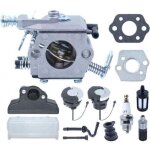 Kit carburateur pour tron�onneuses stihl ms 210 230 250 pi�ces joint bougie bouchon r�servoir 13 en 1 ...