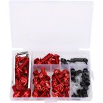 Kit de cls de joint de boulons de carnage universels, 158 pices / ensemble, accessoire de moto rouge ...