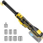 Kit de cl� � ratchet �lectrique �tendue 80n. m 3 / 8  compatible avec dewalt 18v 20v, kit de pilote de ...