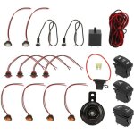 Kit de clignotants utv, faisceau de relais de clignotant, interrupteur � bascule de remplacement pour ...