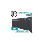 Cloture&jardin - kit grillage rigide vert 10m - jardimalin clips + - fil 4mm - 1, 23 mtre