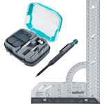 Wolfcraft - kit coffret de montage de charni�re diam. 35 mm. �querre de menuisier multifonction 300 mm ...