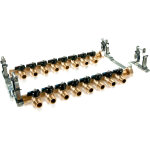 Arcanaute ? kit collecteur radiateur 8 circuits ? 2 collecteurs m�le / femelle 20 / 27 et 15 / 21 ? mini ...