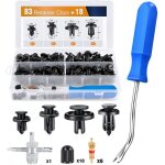 Kit combin� de clip d'insertion m�tallique de fixation de plaque anti - �claboussures de pare - chocs ...