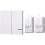 Kit commutateur et r�cepteur d'�clairage sans fil - installation facile et port�e jusqu'� 100 pieds, ...