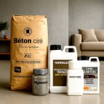 Kit complet béton ciré sol 5 m² - primaire, bouche?pores & cire de protection semi - brillante béton ... Kit complet béton ciré sol 5 m² - primaire, bouche?pores & cire de protection semi - brillante béton ...