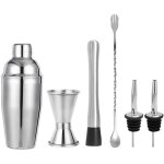 Kit complet pour cocktails, set shaker � cocktail 750 ml, shaker professionnel, accessoires bar et outils ...