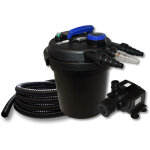 Wiltec - kit complet: cpf - 180 filtre de bassin à pression jusqu'à 6000 l avec 11 watt uv - c lampe ... Wiltec - kit complet: cpf - 180 filtre de bassin à pression jusqu'à 6000 l avec 11 watt uv - c lampe ...