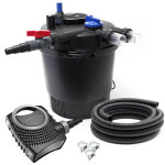 Sunsun kit complet: cpf - 20000 filtre de bassin à pression jusqu?à 10000 l avec 11 watt lampe uv, neo6000 ... Sunsun kit complet: cpf - 20000 filtre de bassin à pression jusqu?à 10000 l avec 11 watt lampe uv, neo6000 ...