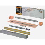 Schluter - kit complet pour douche  l'italienne sortie horizontale 40 ou 50 kerdi - line - a 80 cm