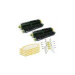 Kit complet medium avec brosse laterale a 6 branches pour irobot roomba 505 510 520 521 530 531 532 533 ...