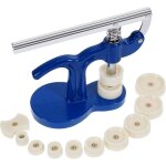 Kit complet compatible avec r�paration de montres, avec potence / presse d'horloger et 12 tasseaux inclus ...