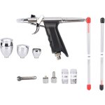 Kit de compresseur d'a�rographe � double action outils de pulv�risateur d'art de peinture de gteau d'artisanat ...