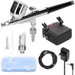 Kit de compresseur d'air aérographe professionnel 0, 3 mm - 20 - 35 psi - pompe à air pour stylo aérographe, ... Kit de compresseur d'air aérographe professionnel 0, 3 mm - 20 - 35 psi - pompe à air pour stylo aérographe, ...
