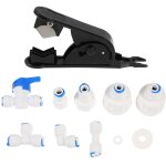 Kit de conduite de machine  glaons 1 ensemble kit de connecteur de conduite d'eau de machine  glaons ...