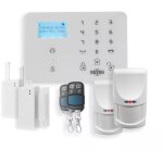 Kit confort alarme maison gsm sans - fil - centrale kp - 9 2g + 3g + 4g avec 2 dtecteurs ouvertures ...