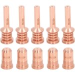 Kit de consommables pour d�coupeur plasma, buse de d�coupeur plasma, 5 �lectrodes 420132 et 5 buses 420134, ...