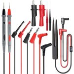 Kit de cordons de mesure multimtre lectrique 14 en 1 cordon de test avec pinces crocodile sonde de ...
