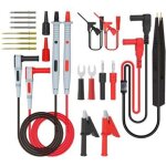 Kit de cordons de test multim�tre, ensemble de cordons de test multim�tre professionnel ensemble d'outils ...