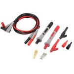 Kit de cordons de test pour multimètre numérique électronique p1300b avec pinces crocodiles et embouts ... Kit de cordons de test pour multimètre numérique électronique p1300b avec pinces crocodiles et embouts ...