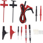 Kit de cordons de test pour multim�tre, pinces crocodiles, fiches bananes, c�ble de test, kit de r�paration ...