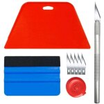 Kit covering outils de film pour papier peintfen�tre voiture - carrelage vinyle - raclette pour pose ...
