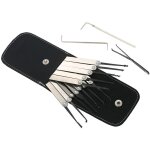 Kit de crochetage de serrures en acier inoxydable, outil de formation pratique pour serrurier d�butants ...