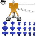 Kit d�bosselage sans peinture ? outil avec 18 ventouses de r�paration ? pour automobile, moto, r�frig�rateur ...