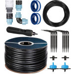 Holzbrink - kit de dmarrage pour l'irrigation en serre, systme d'arrosage goutte  goutte : 10 m tuyau ...