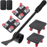 Kit de d�m�nageur et de levage de meubles, patins � roulettes pour meubles avec roue rotative � 360 degr�s, ...