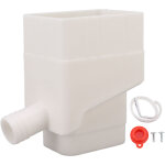 Kit de d�rivation de descente professionnel r�sistant aux uv pour r�cup�ration d'eau de pluie, jardin ...
