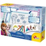 Kit de dessin - liscianigiochi - la reine des neiges - ardoises, feutre effa�able