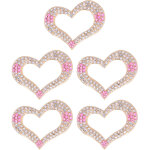 Kit diy coque t�l�phone 5 pi�ces style mignon bijoux d�coratifs fournitures cr�atives c?ur �tincelant ...