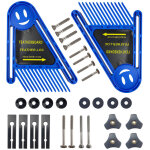 Kit de doigts de pouss�e (plumes) pour s�curit� sur machines � bois ? scie sur table, d�fonceuse invers�e, ...