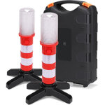 Kit d'�clairage led pour panneaux de signalisation routi�re (2 pi�ces), kit de signalisation clignotante ...