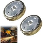 Kit d'crous  dgagement rapide m14 (2 pices) pour meuleuses d'angle avec filetage, compatibles avec ...