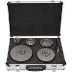 Kit d'embouts de scie cloche pour b�ton 6 pi�ces, kit de scie cloche en acier au carbone 40 - 125 mm ...
