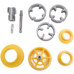 Kit d'enfilage de tuyaux ppr, tige hexagonale de 1 / 4 pouces, outils de plomberie � filetage standard ...