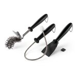 Kit entretien de barbecue  gaz - brosses / gratoir