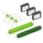 Kit d'entretien pour roomba de s�rie e et i - 3 brosses lat�rales - 3 filtres haute efficacit� - 1 paire ...